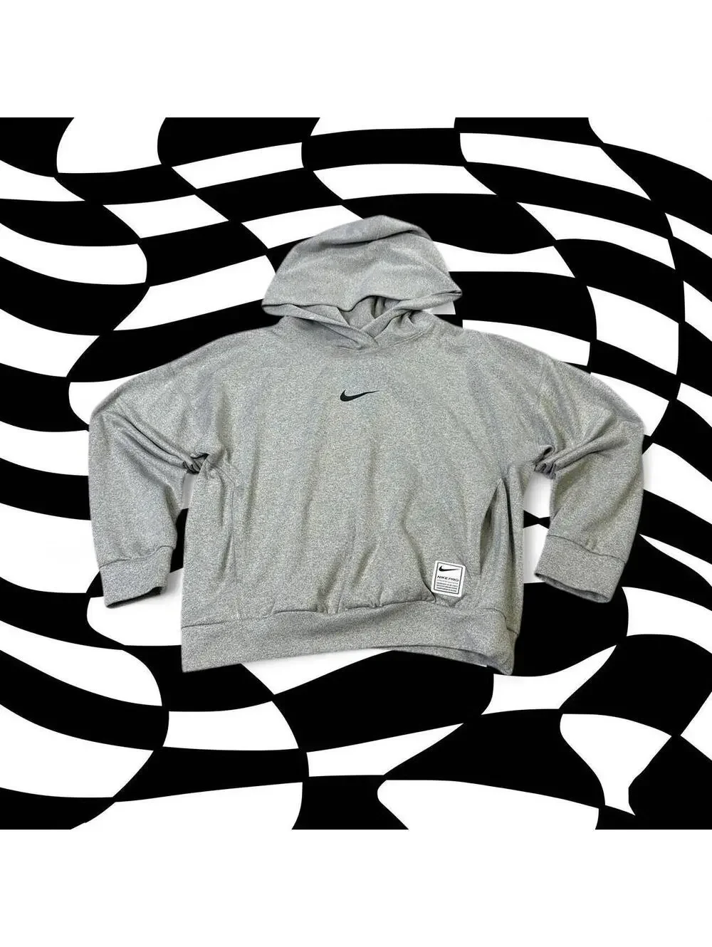 Kids Gray Nike hoodie
